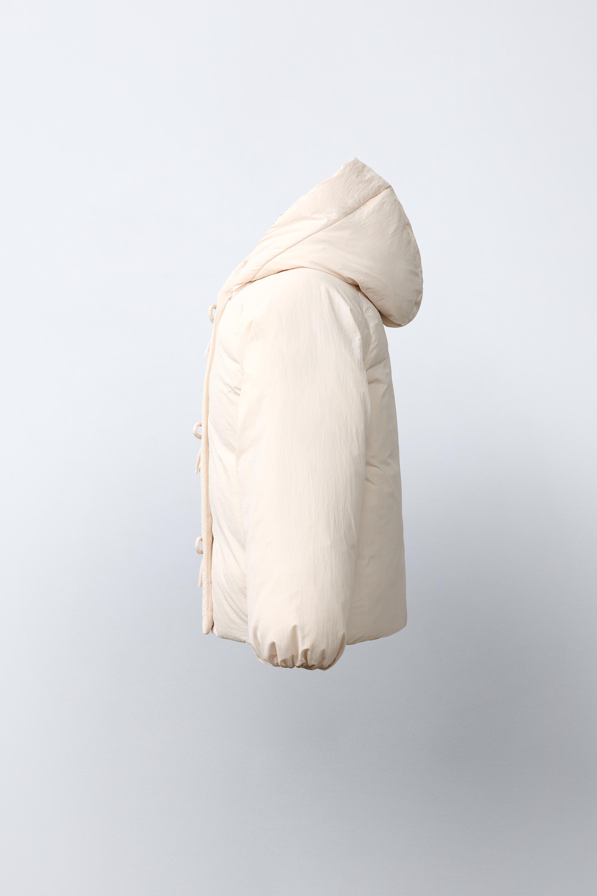 WATER REPELLENT BOW PUFFER COAT